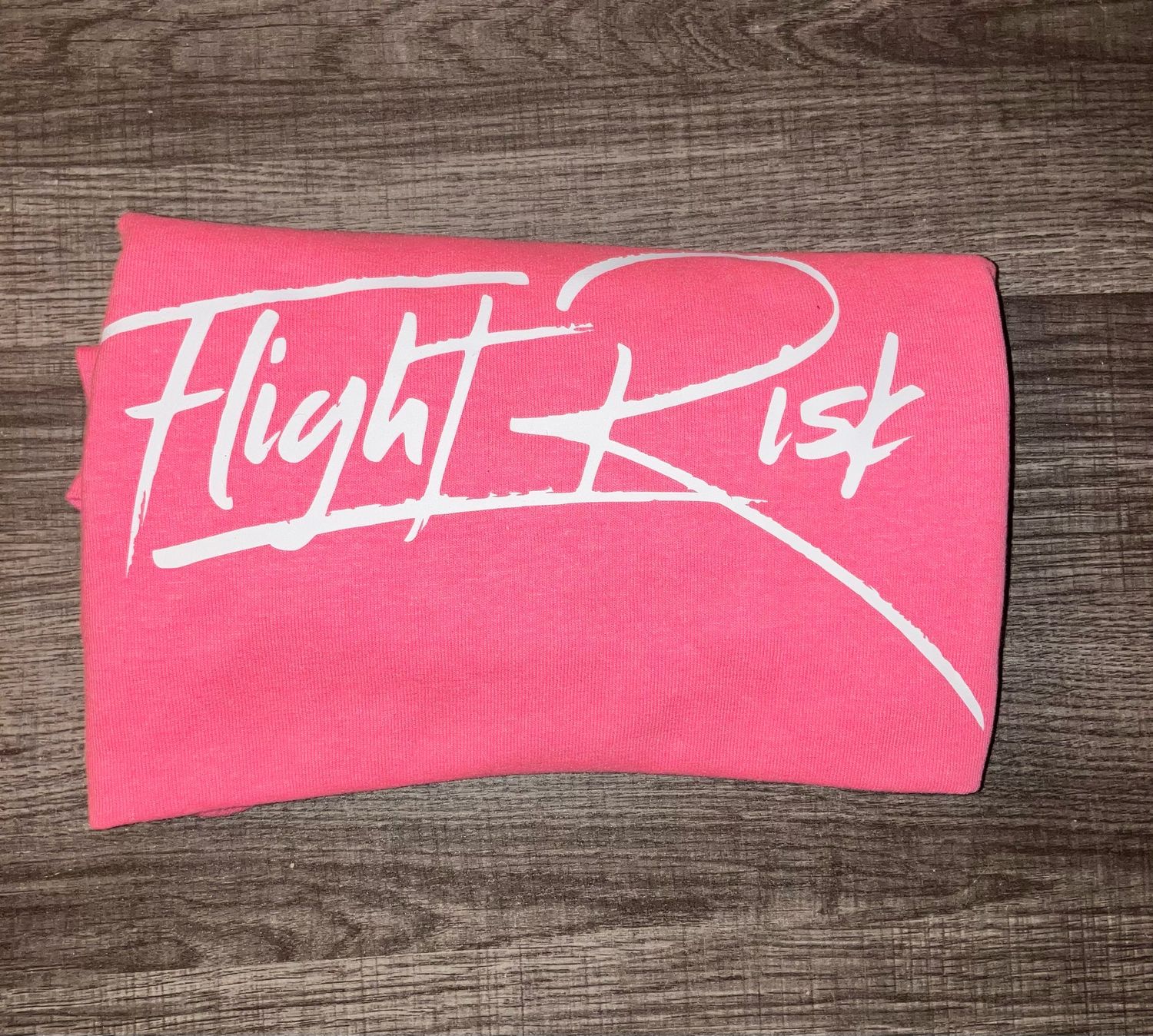 PINK / WHITE FLIGHTRISK Signature TEE