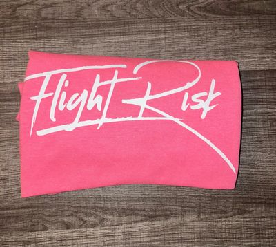 PINK / WHITE FLIGHTRISK Signature TEE