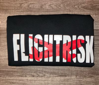 FLIGHTRISK PLANE TSHIRT Red/black /white