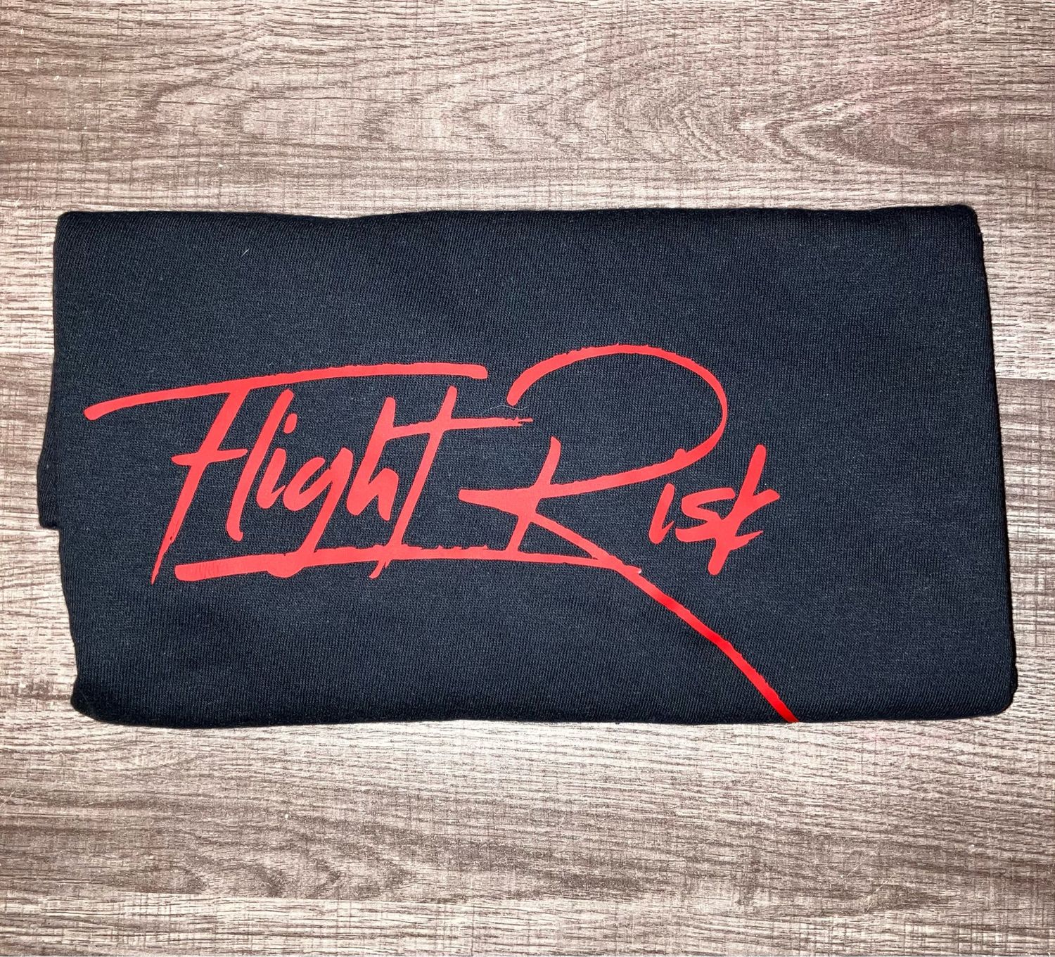 FlightRisk Street Wear Signature Tshirt Blk/Red
