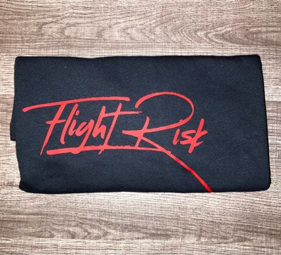 FlightRisk Street Wear Signature Tshirt Blk/Red