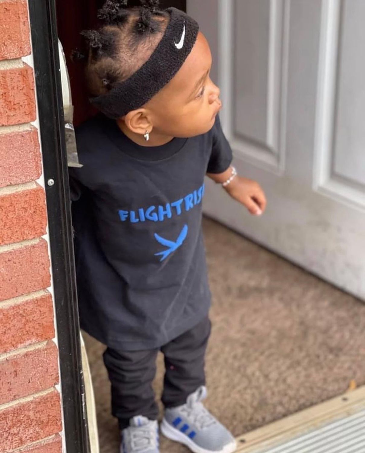 TODDLER FLIGHTRISK T-SHIRT Black/Blue