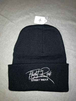 FlightRisk Skullcap Black / White Stitched Logo