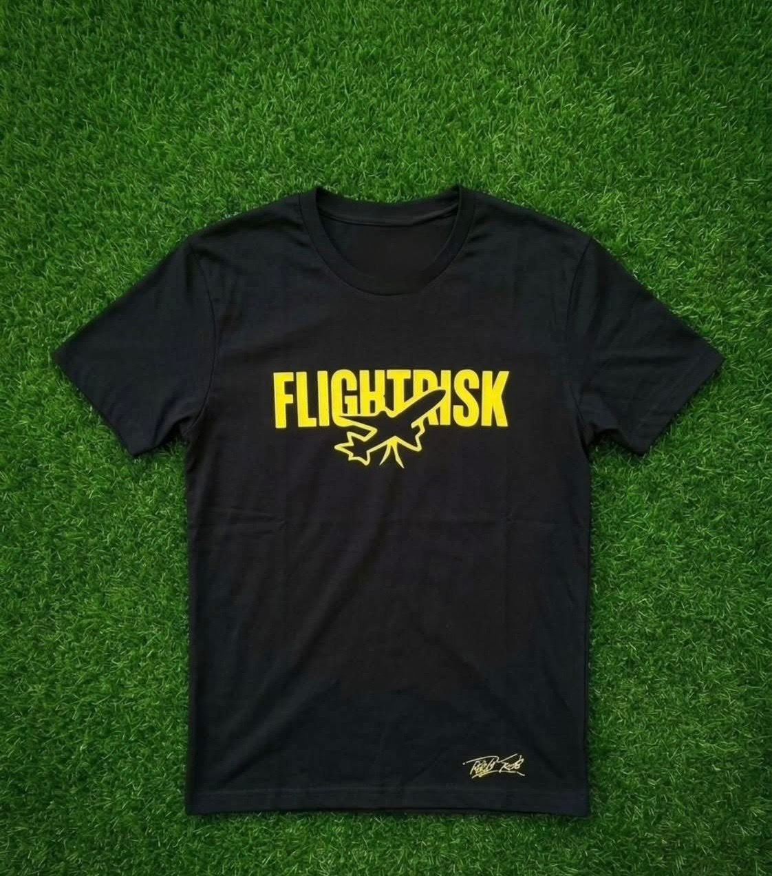 FlightRisk Aviator Logo Black/Yellow