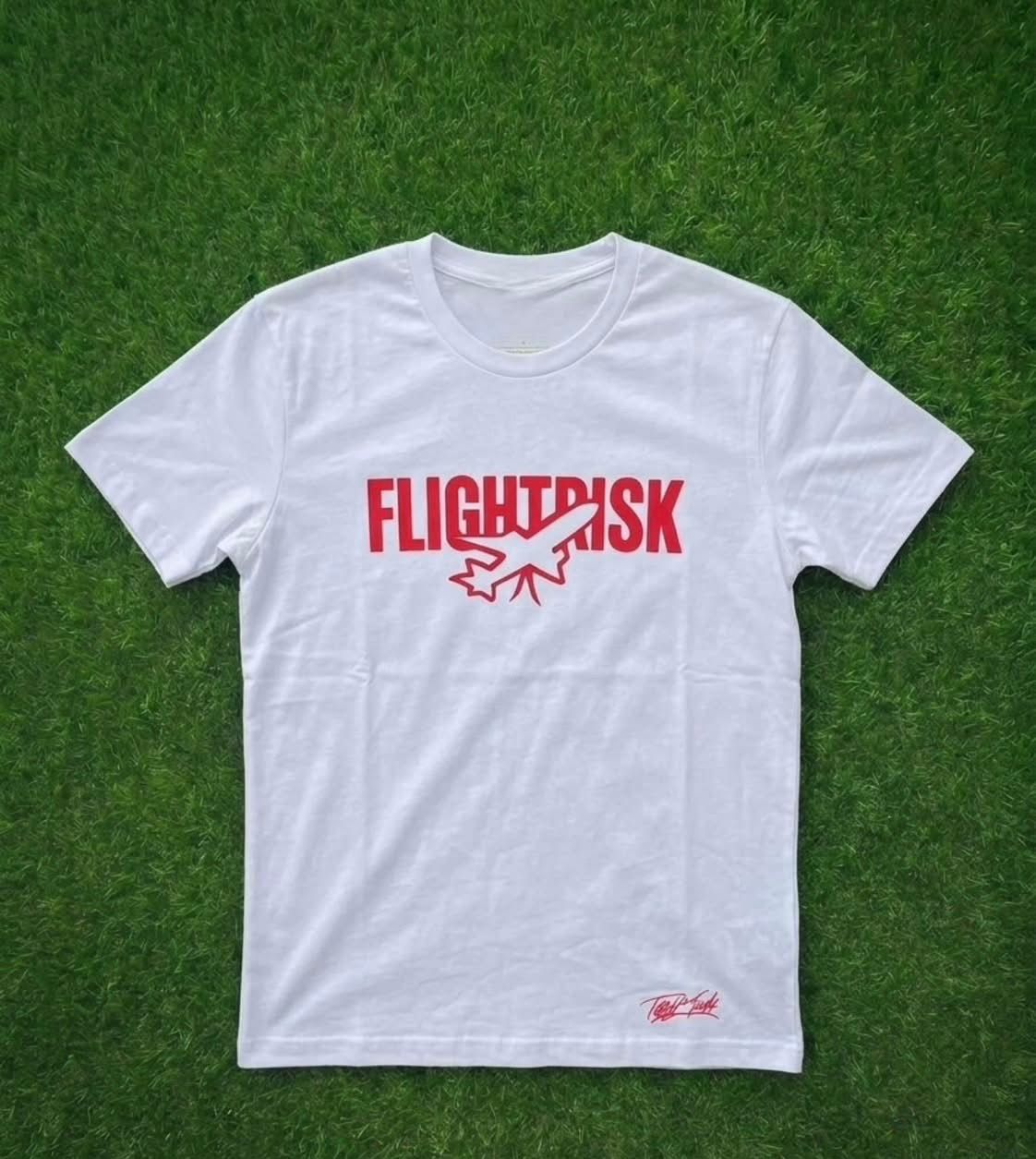 FlightRisk Aviator T-shirt White/Red