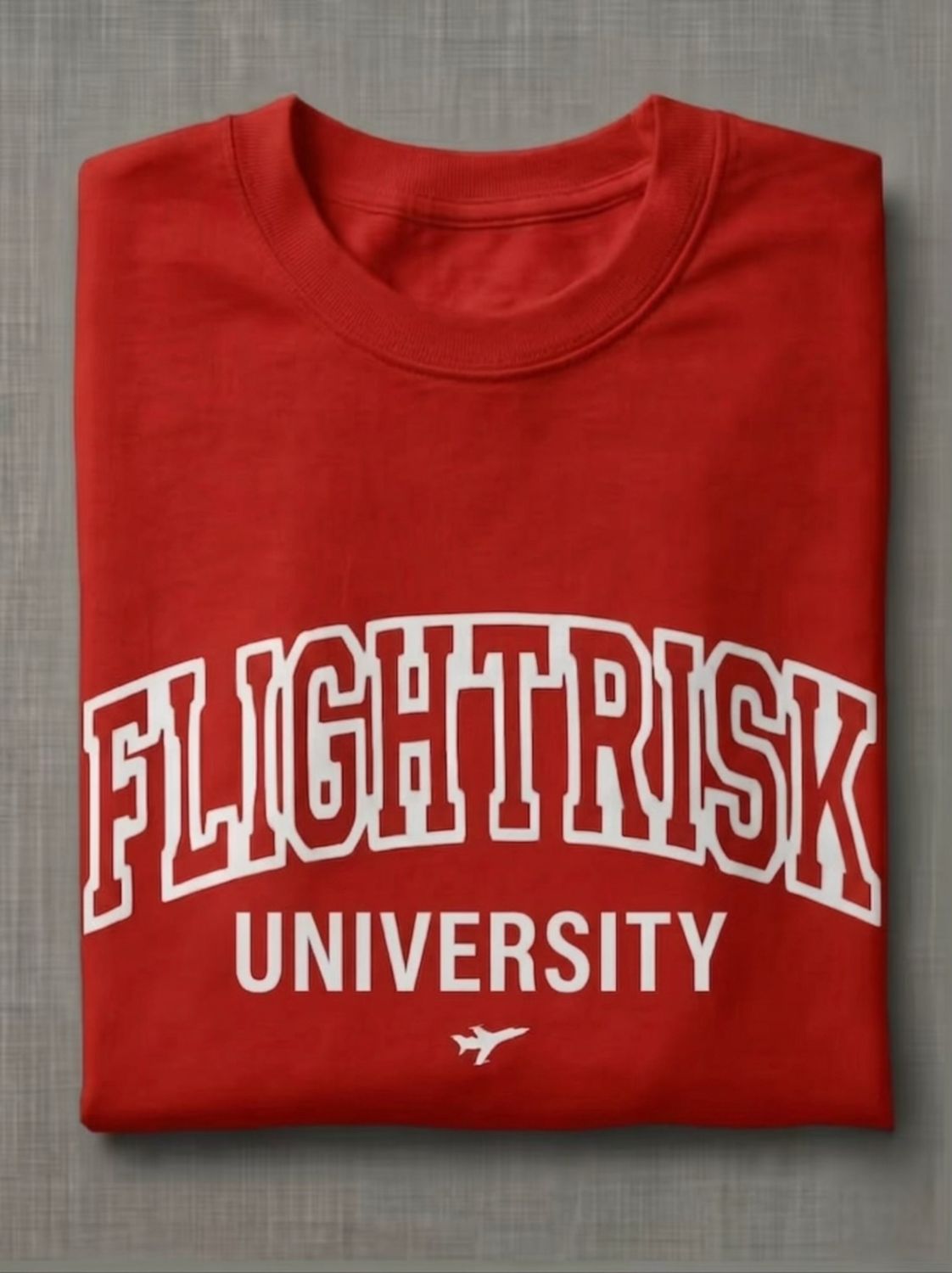Classic Red &amp; White FlightRisk University Tshirt