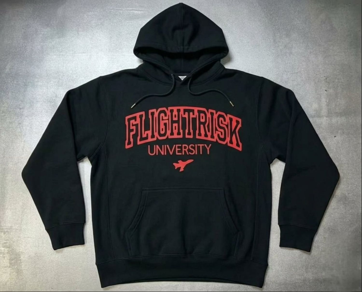 Black &amp; Red FlightRisk University Classic Hoodie