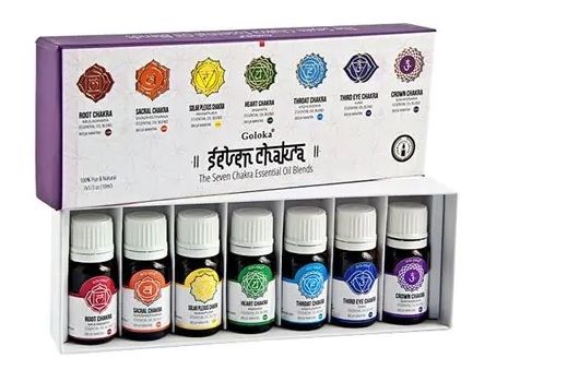 Goloka 7 Chakra lahjapakkaus Essential Oil 10 ml