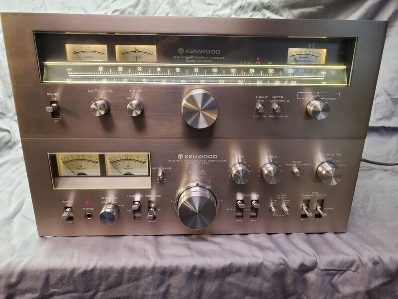 Kenwood KA-9800 and KT-9900 Integrated Amplifier & Tuner