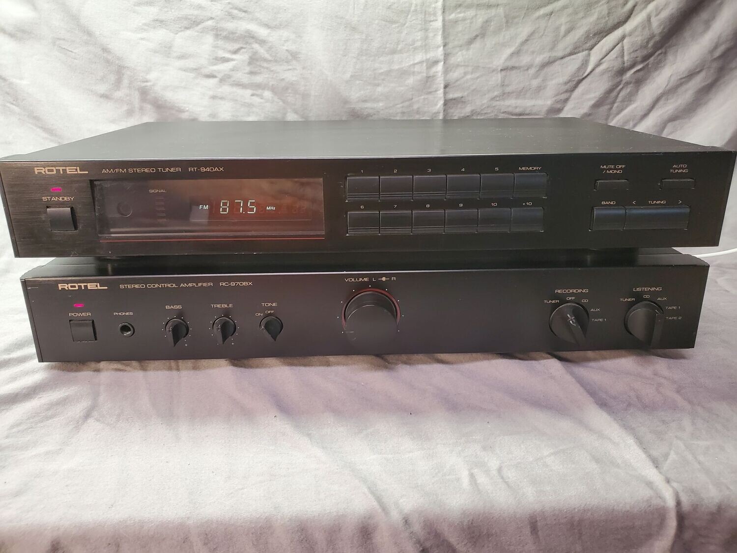 Rotel RC-970bx and RT-940ax Tuner