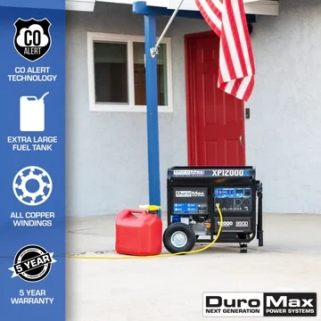 12,000EH  Gasoline Portable Generator w/ CO Alert