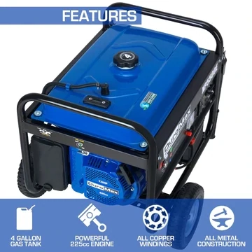 DuroMax  5,500 Watt Gasoline Portable Generator