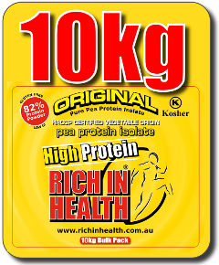 10 Kg Original Bulk Pure Pea Protein Powder Bag