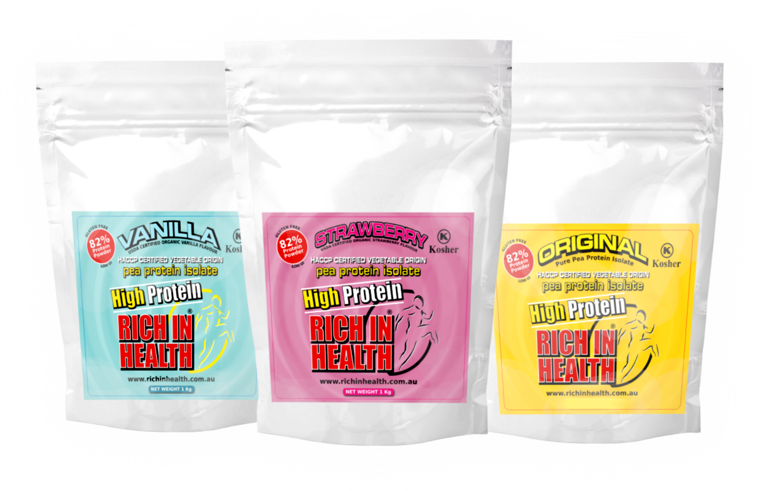 Post Ready Buy 2 get 1 Free 3kg Pea Protein Isolate Powder Mixed Flavours