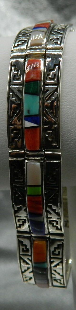 Multi Color Inlaid w/Design Ln