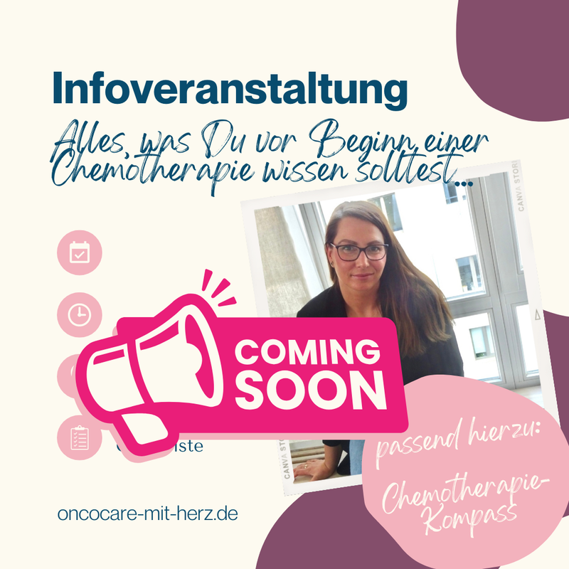 online Brustkrebsinfoveranstaltung: Alles, was Du vor Beginn deiner Chemotherapie wissen solltest...