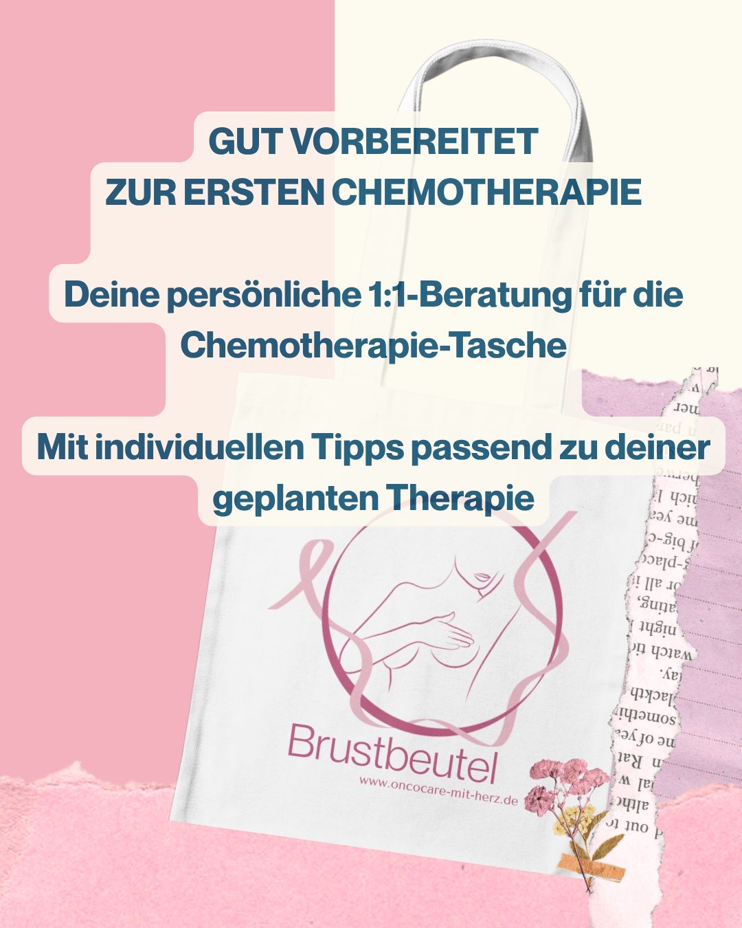 Deine persönliche Chemotherapie-Tasche Deine persönliche Chemotherapie-Tasche