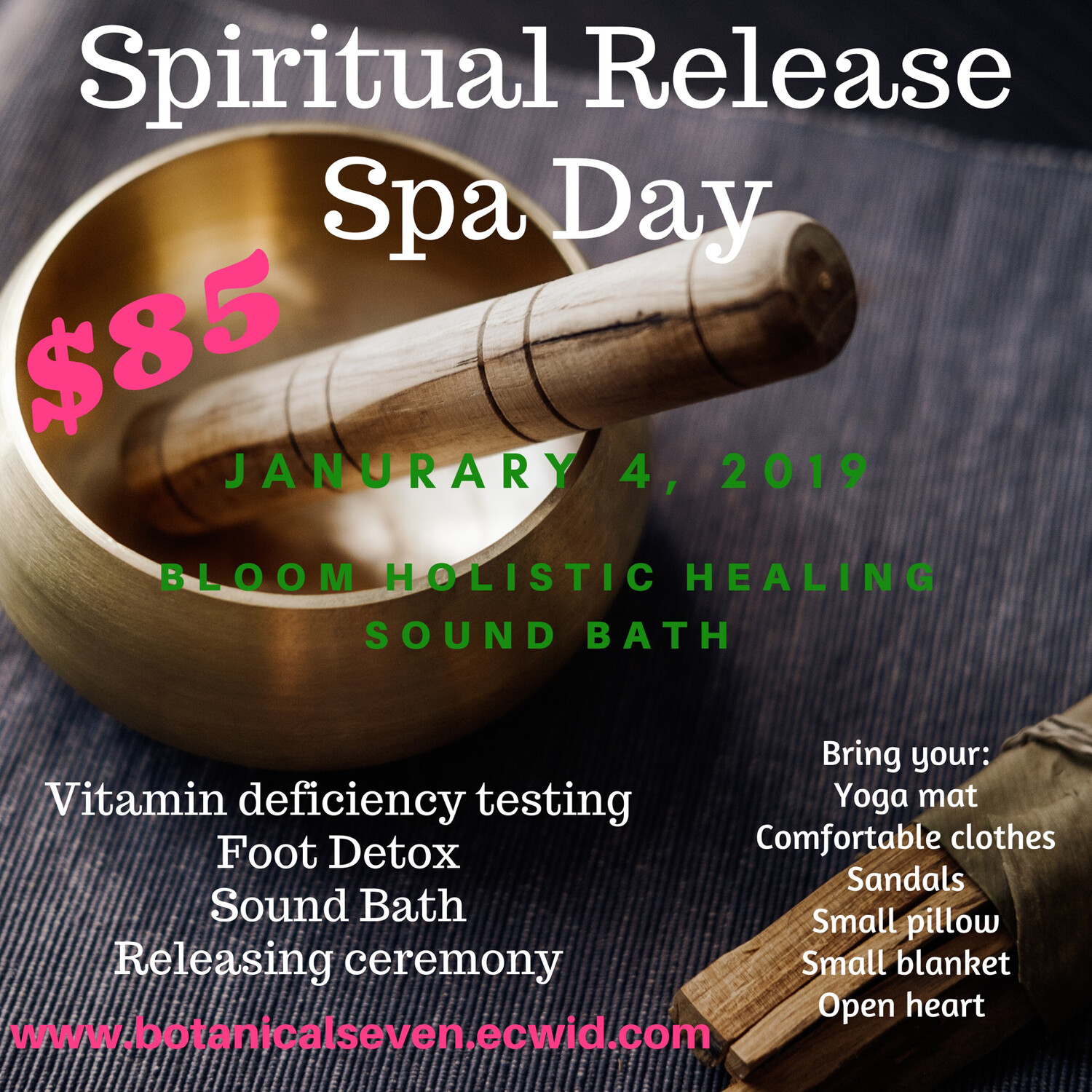 Spiritual Release Spa Day