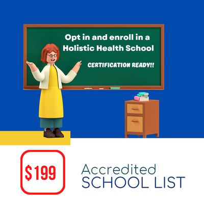 Holistic Health Accredited School List
