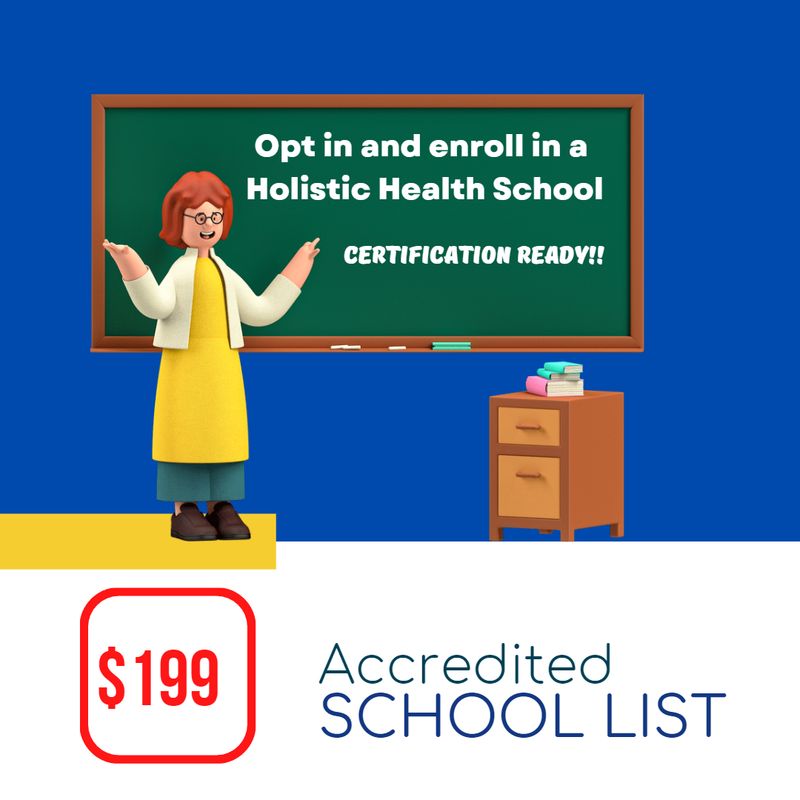 Holistic Health Accredited School List