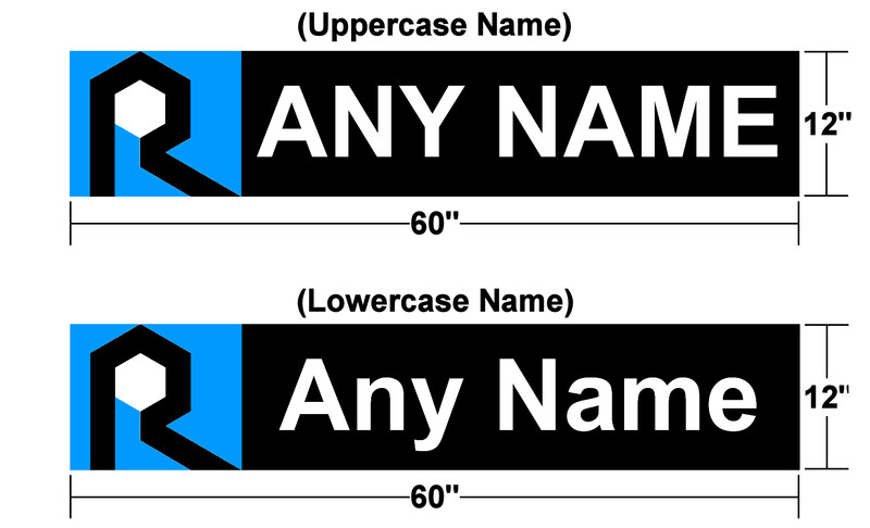 Rock Island Station Sign 60&quot; x 12&quot; (Customizable)