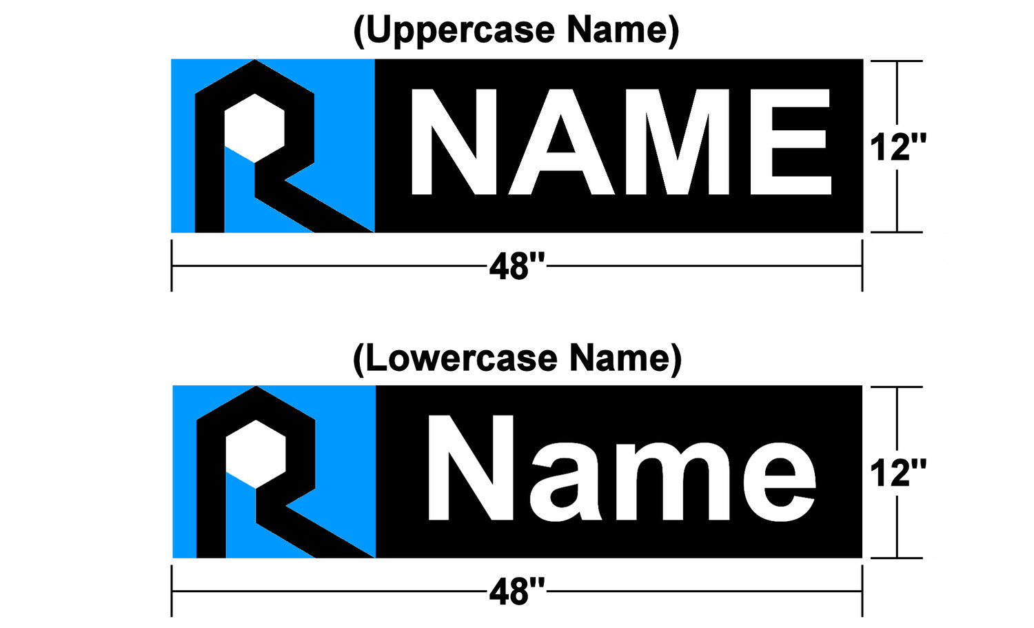 Rock Island Station Sign 48&quot; x 12&quot; (Customizable)