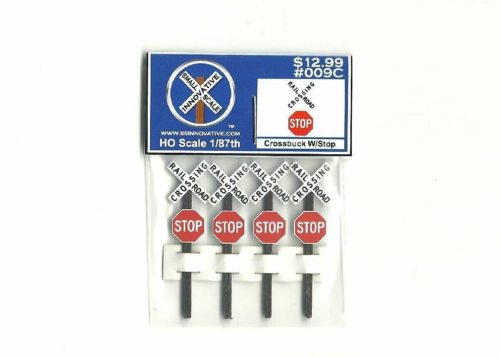 Crossbuck W/Stop (4 Pack)