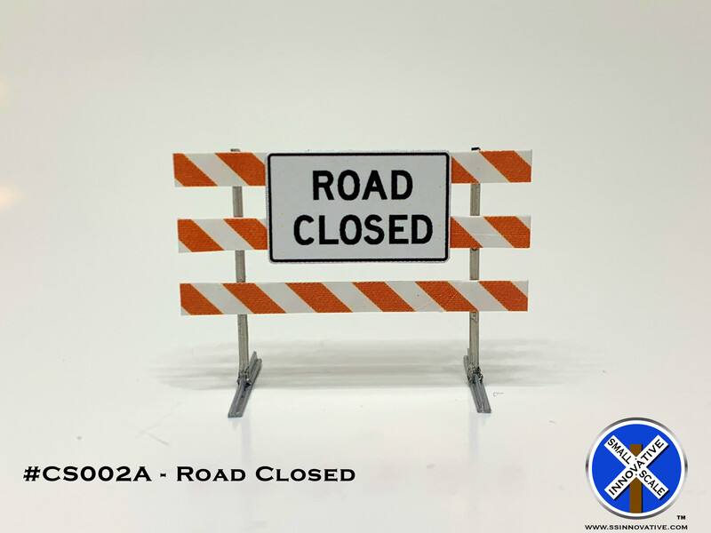 Type III Barricade With Sign - 8ft