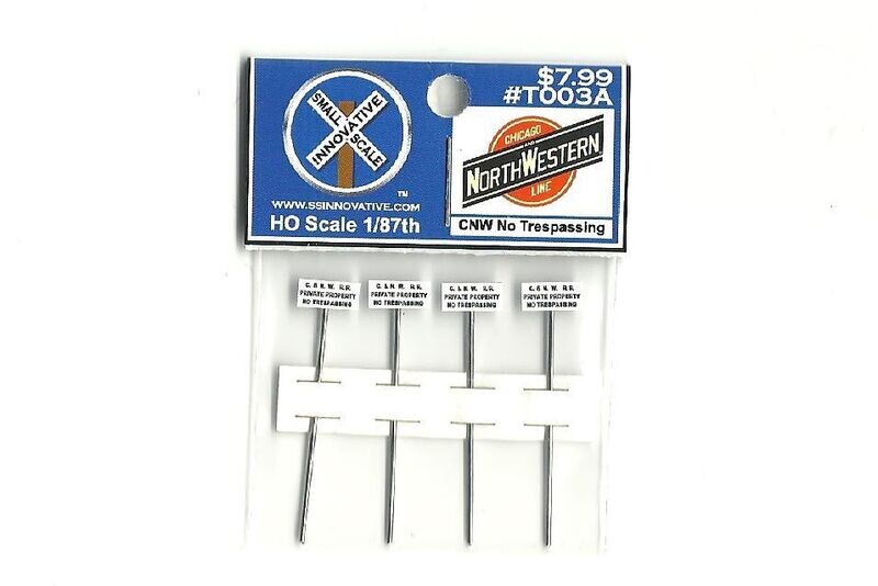 CNW No Trespassing (4 Pack)