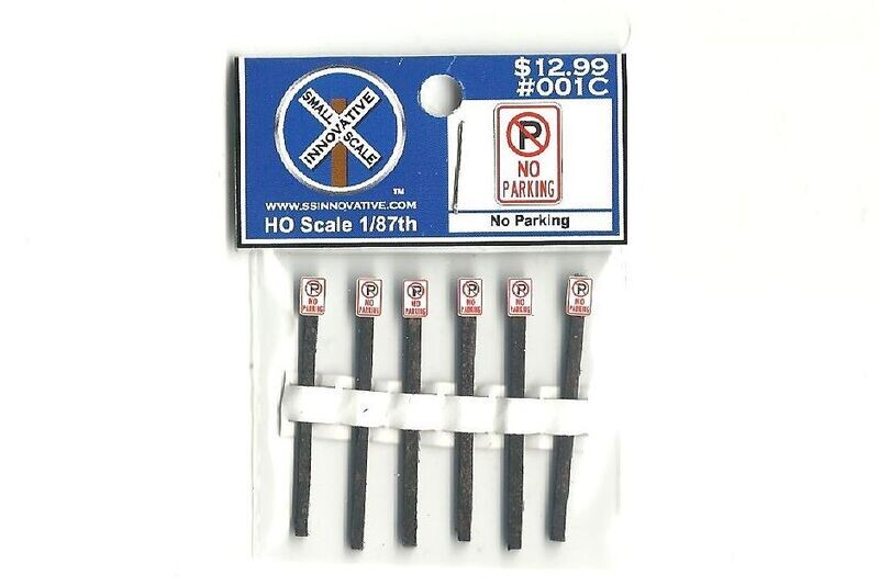 No Parking (4 Pack), Please Select Type Of Pole: #001C - Stained Wood Poles