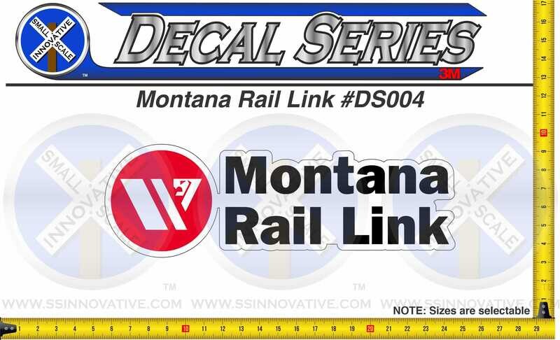 Montana Rail Link &quot;MRL&quot; Die Cut Sticker/Decal