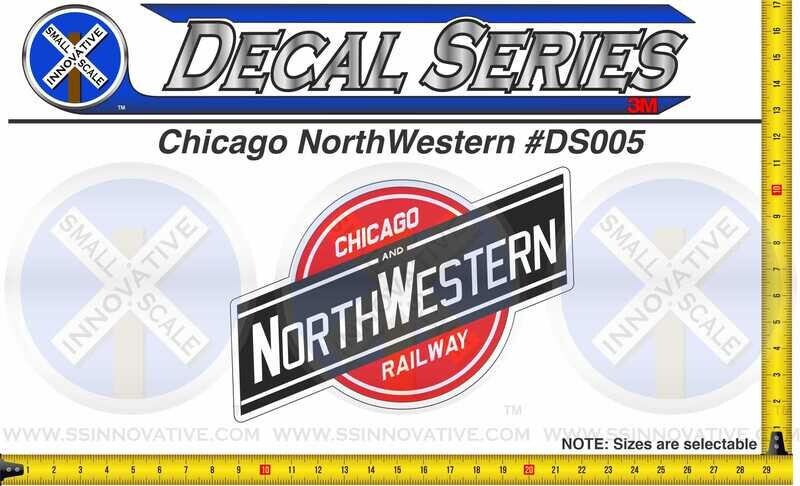 Chicago NorthWestern &quot;CNW&quot; Die Cut Sticker/Decal
