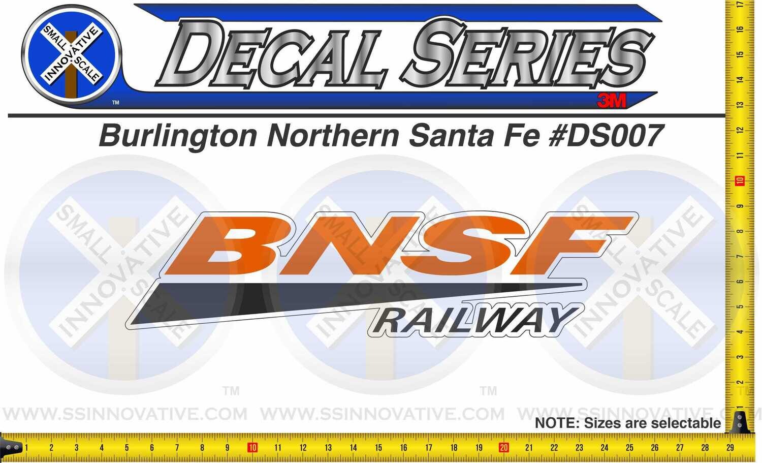 Burlington Northern Santa Fe &quot;BNSF&quot; Die Cut Sticker/Decal