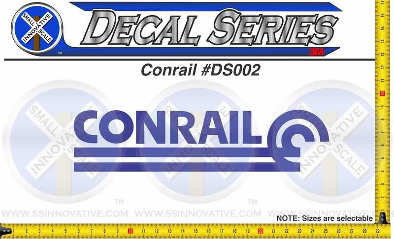 Conrail &quot;CR&quot; Die Cut Sticker/Decal