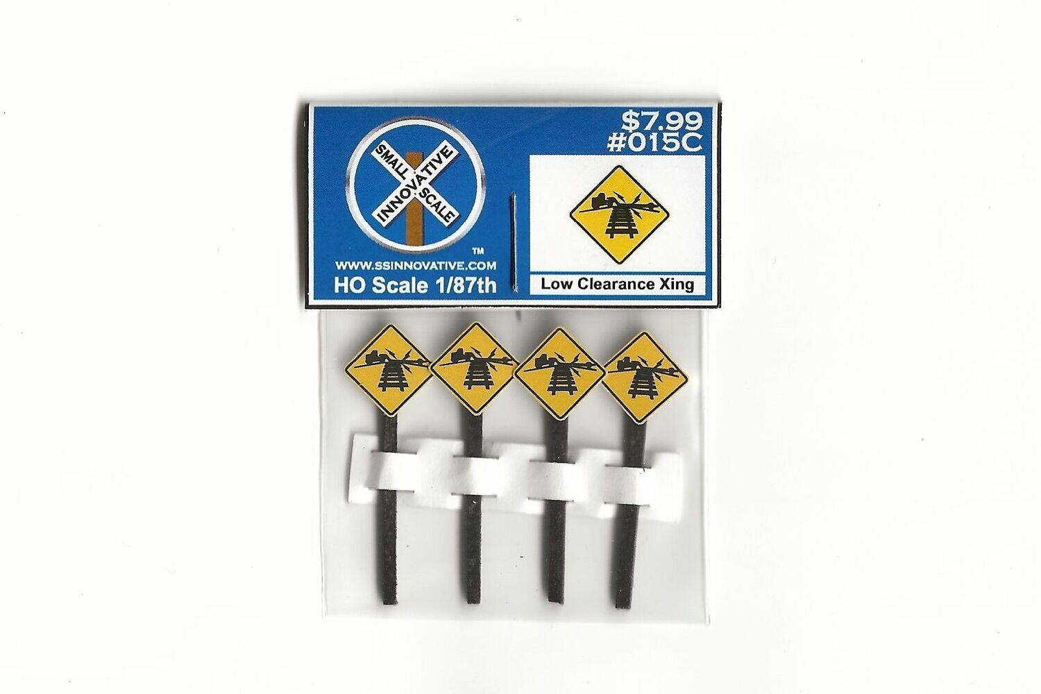 Low Clearance Xing (4 Pack), Please Select Type Of Pole: #015C - Stained Wood Poles
