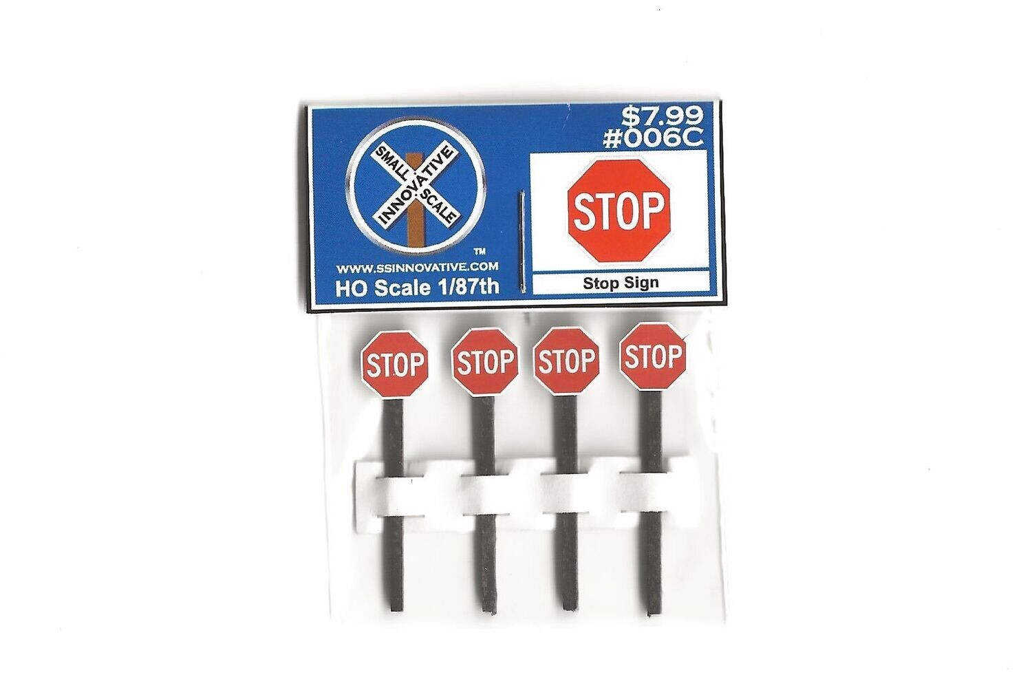 Stop Sign (4 Pack), Please Select Type Of Pole: #011C - Stained Wood Poles
