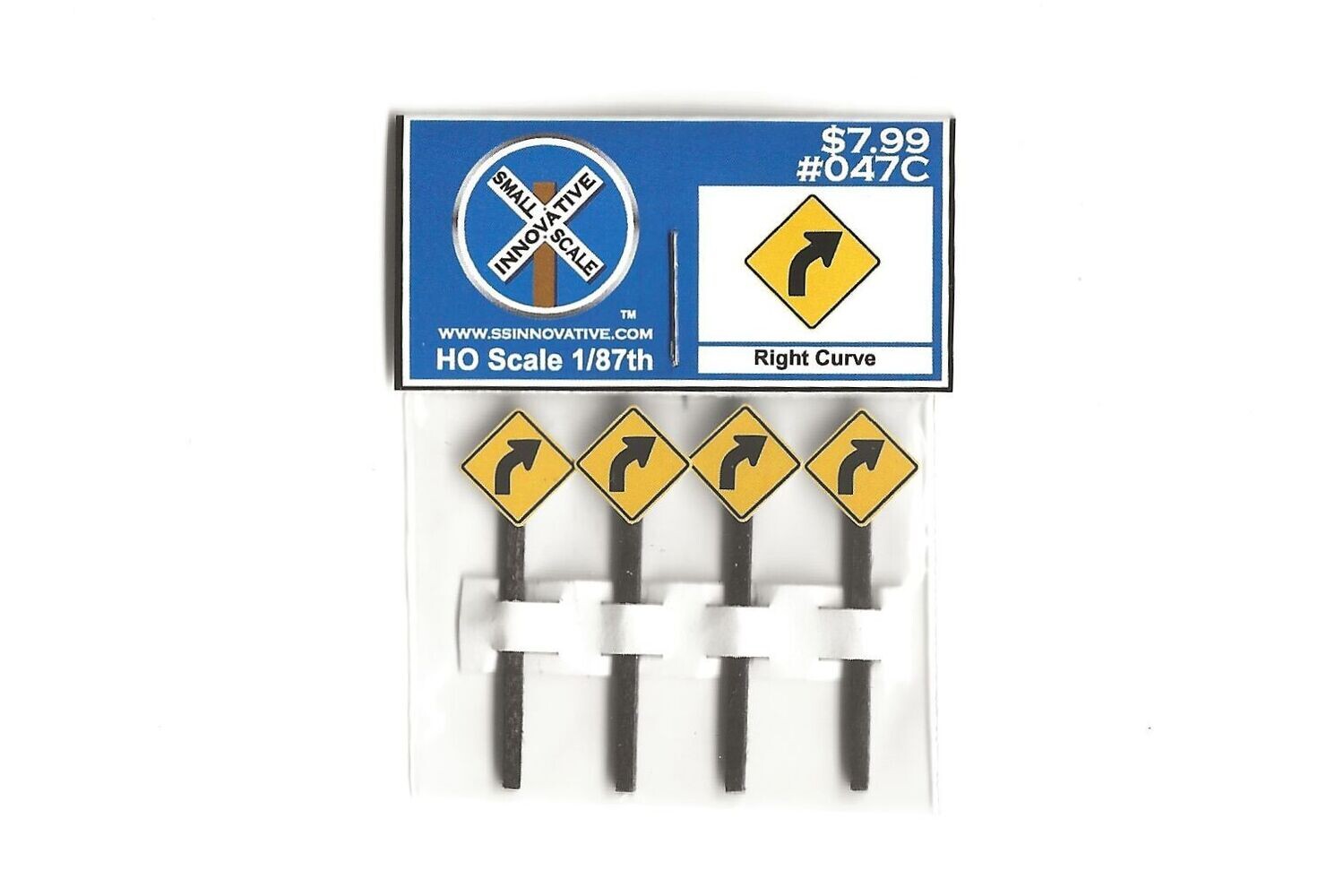 Right Curve (4 Pack), Please Select Type Of Pole: #047C - Stained Wood Poles