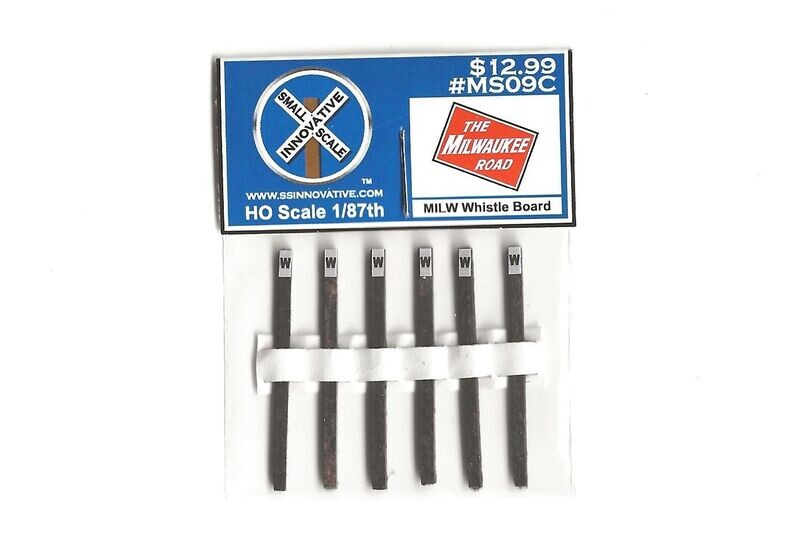 Milwaukee Road Whistle Board (6 Pack)