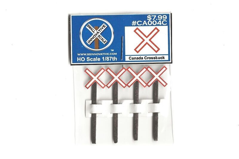 Canadian Crossbuck (4 Pack)