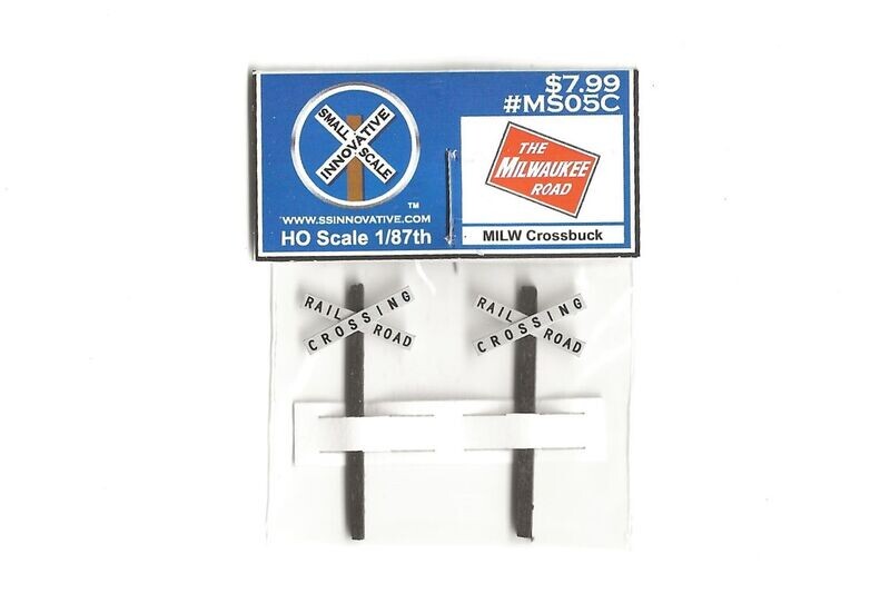 Milwaukee Road Crossbuck (2 Pack)