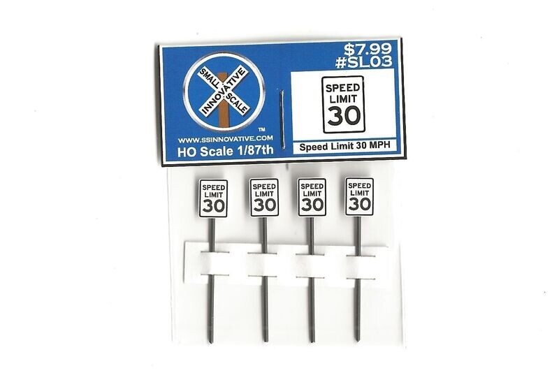 Speed Limit 30 MPH (4 Pack)