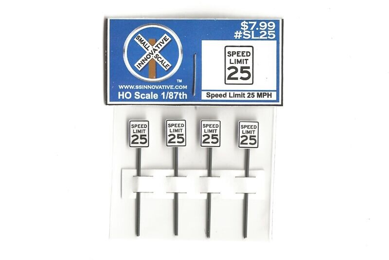 Speed Limit 25 MPH (4 Pack)