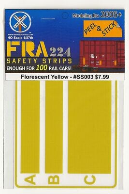 FRA 224 Safety Stripe - Florescent Yellow
