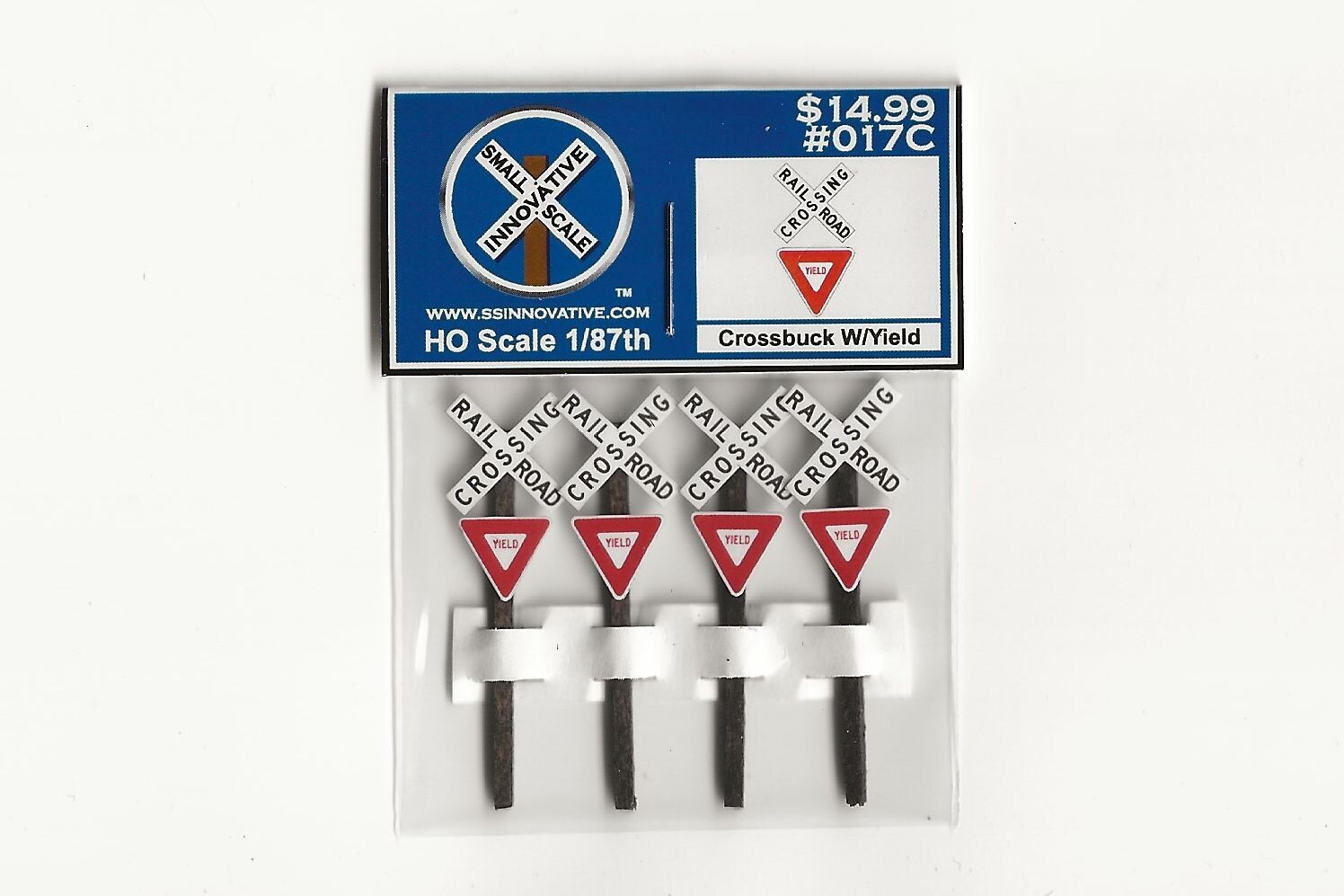 Crossbuck W/Yield (4 Pack)