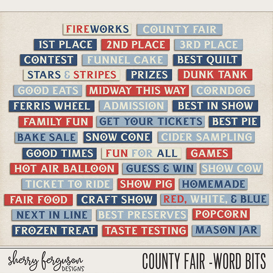 County Fair Word Bits