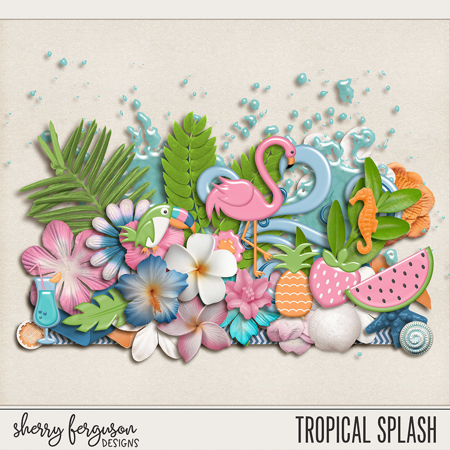 Tropical Splash Elements