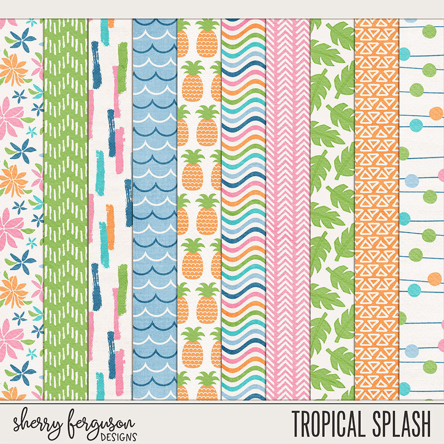 Tropical Splash Patterns