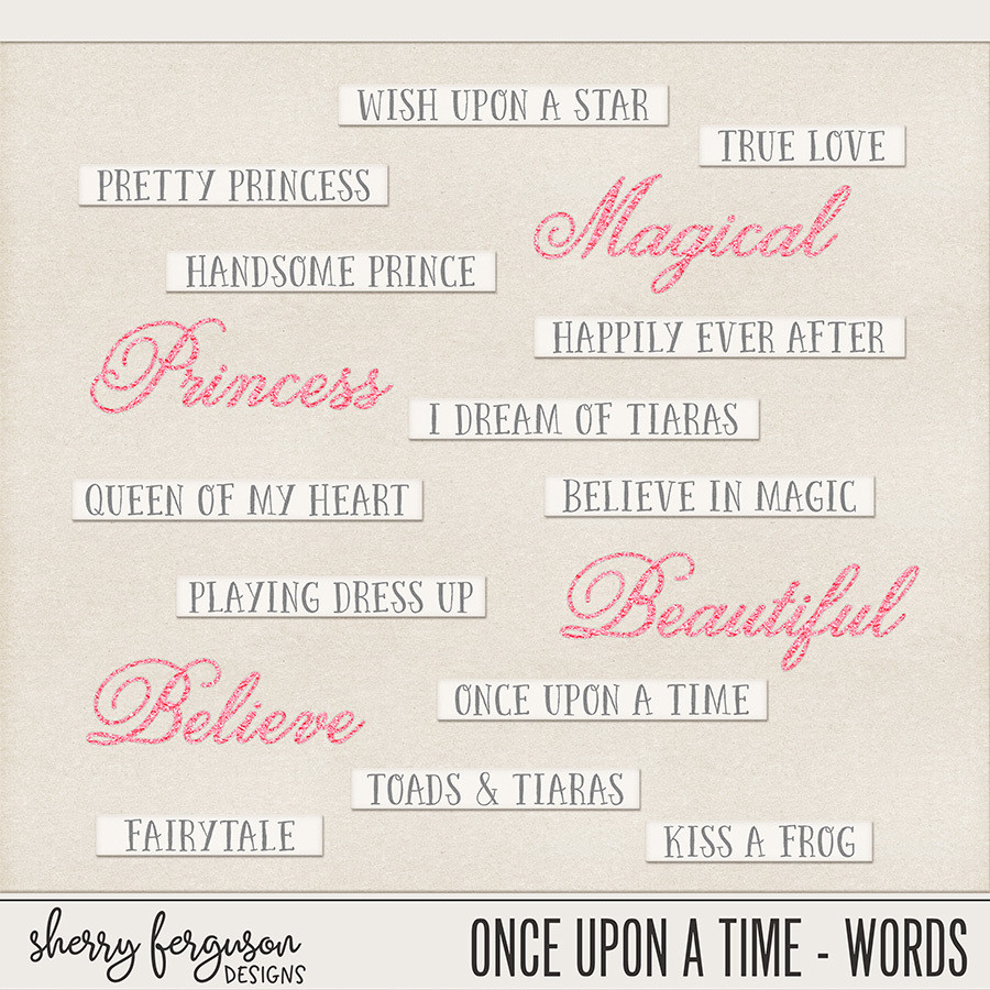Once Upon a Time Wordart