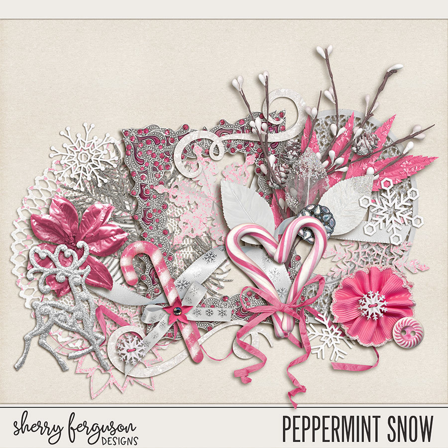 Peppermint Snow Elements