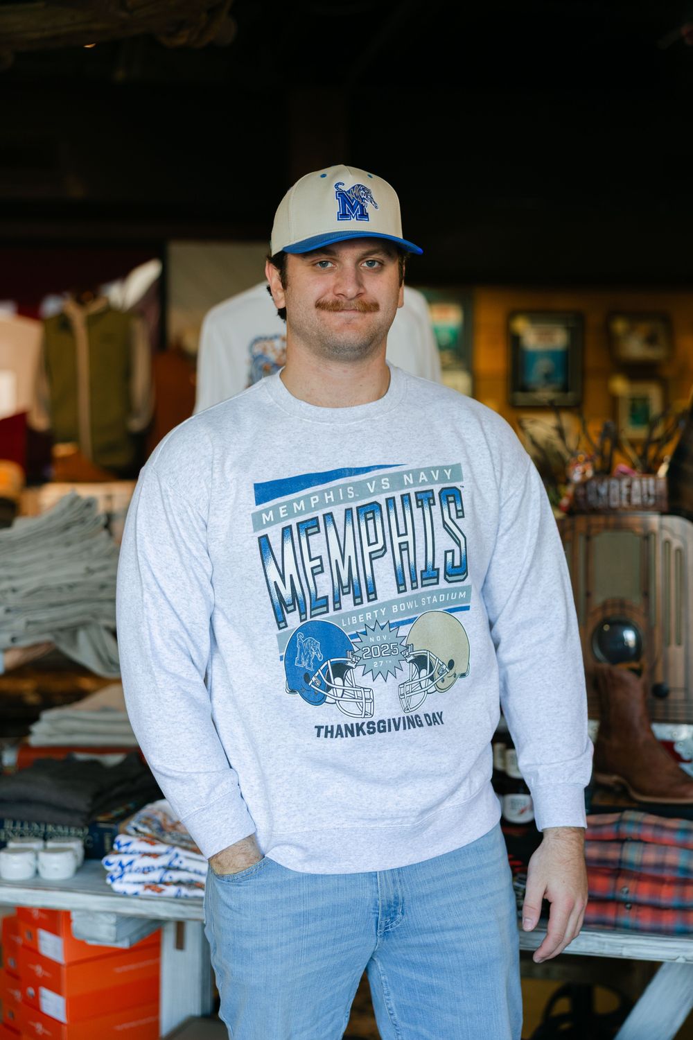 Memphis Tigers vs. Navy Crewneck